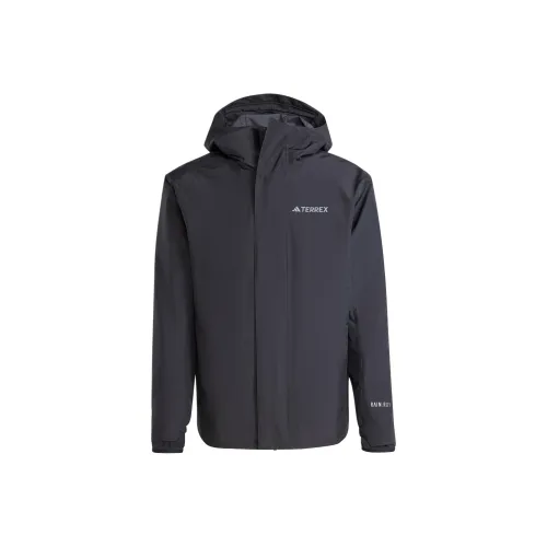 Adidas XPLORIC Waterproof And Windproof Windbreaker Jacket Men's Black