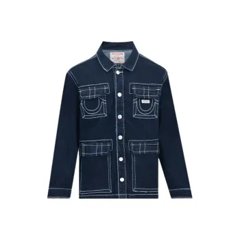 TRUE RELIGION FW24 Denim Jacket Men's Blue