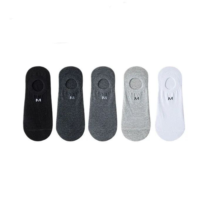 Cotton Gene No Show Socks Men's 5 Pack-0