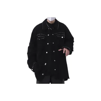 MGXEK Denim Jacket Unisex Black