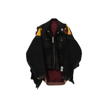 Maison Mihara Yasuhiro Layered Denim Jacket