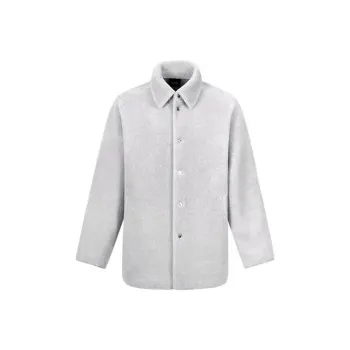 YLDP Velvet feel Coat Unisex Light Gray