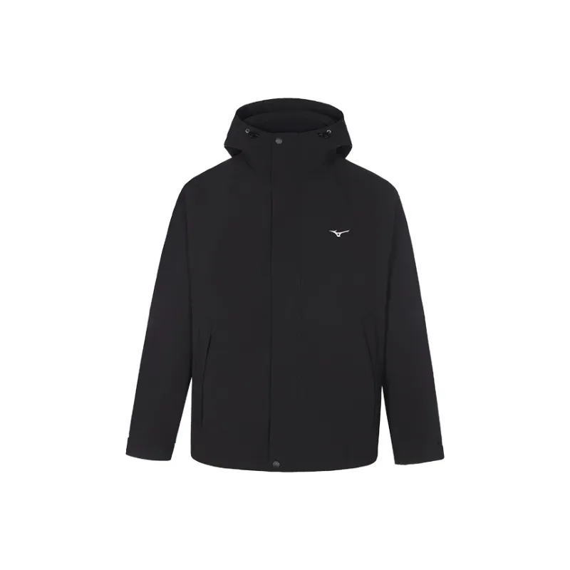 Mizuno ESSENTIAL Series Water Resistant Windproof Wear Resistant Warm Anti Static Windbreaker Jacket Unisex-0