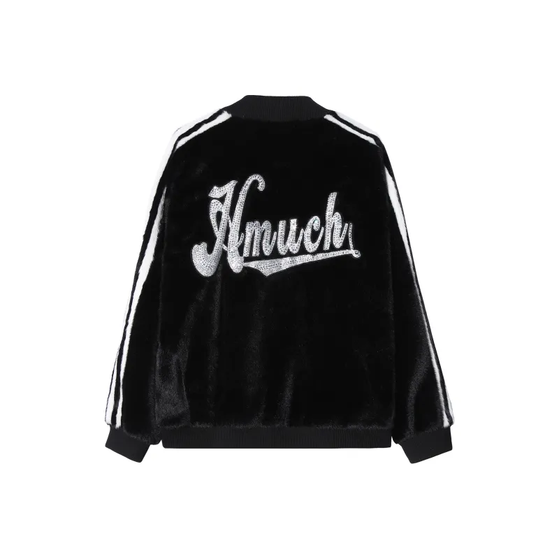 TCH Velvet feel Coat Unisex Black-0