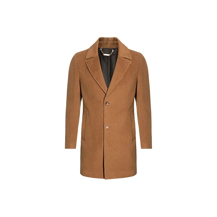 DAVID NAMAN Coats Men Camel-0