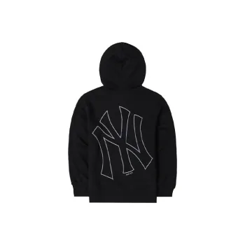 MLB Base Logo Velvet Jackets Men Black