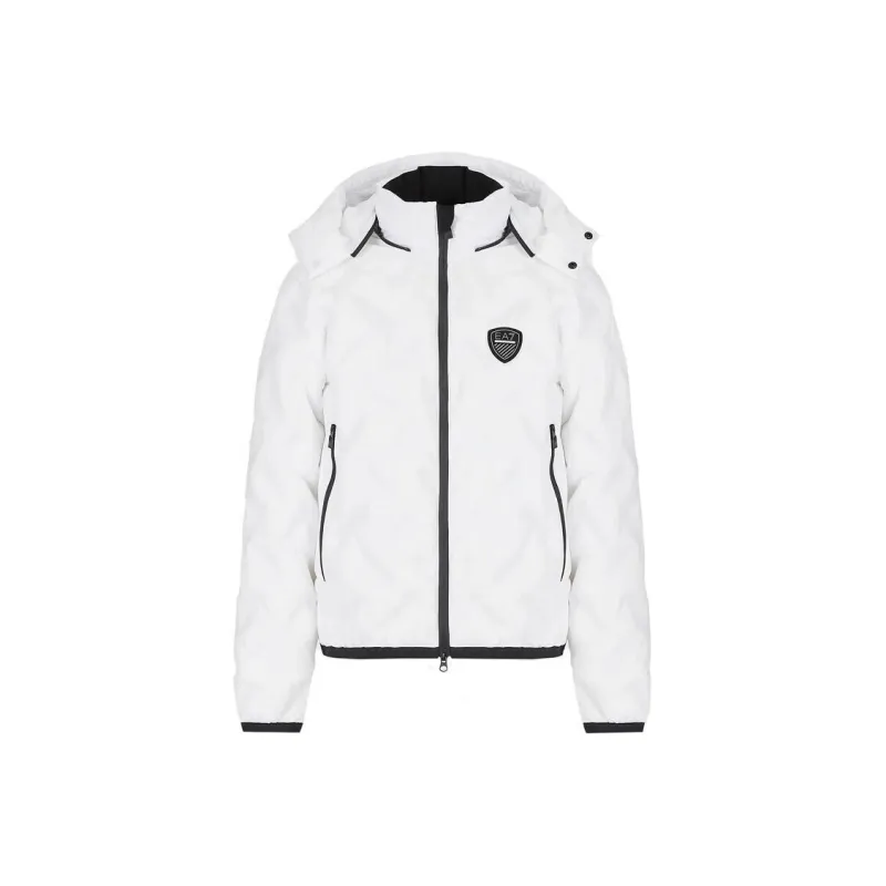 EMPORIO ARMANI EA7 Puffer Jacket Men's White-0