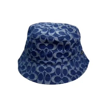 COACH Cotton Bucket Hats Women's Blue