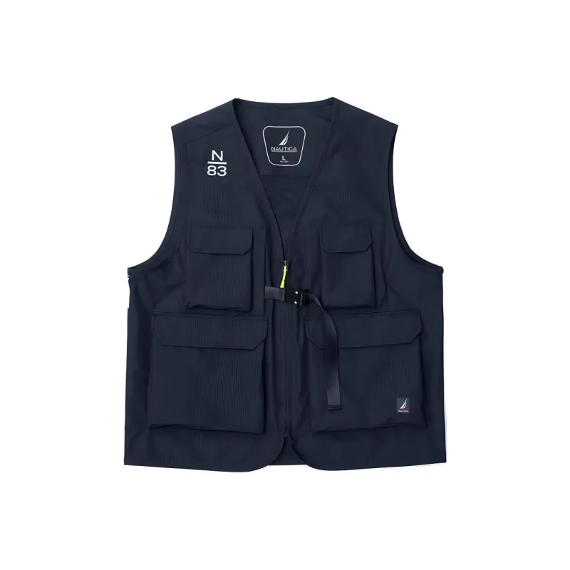 NAUTICA Vests Men 4NV Navy Blue-0