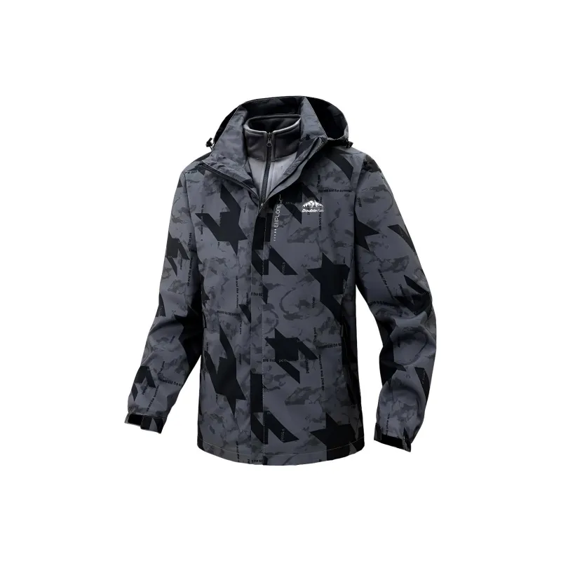 DOUBLEFISH Waterproof And Windproof Windbreaker Jacket Unisex-1