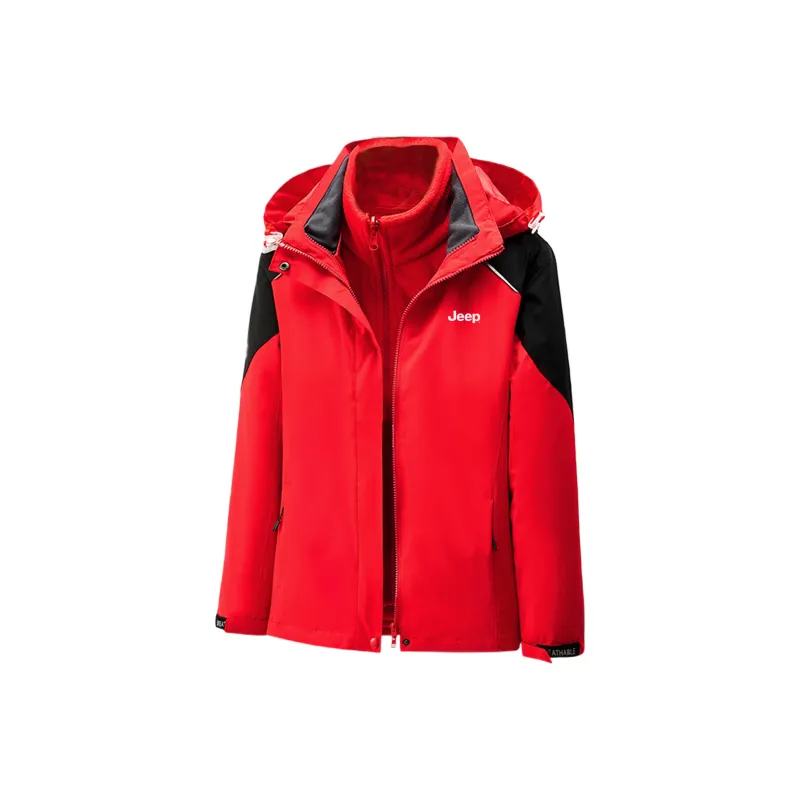 Jeep Urban Living/Travel/Commuting Waterproof And Windproof Windbreaker Jacket Unisex-5