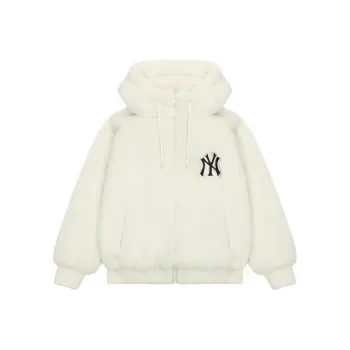 MLB Velvet Jackets Unisex Cream
