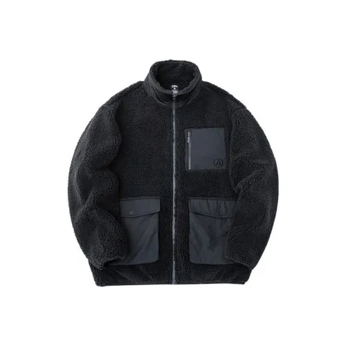 ANTA Sports Life Collection Velvet Jackets Men Black