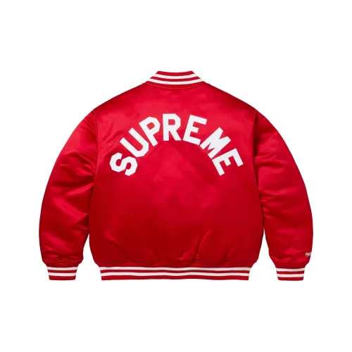 Supreme Mitchell & Ness Satin Varsity Jacket FW24