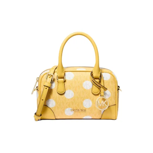 MICHAEL KORS Artificial Leather Shoulder Bag, Crossbody Bag, Handbag Extra Small Women's Chrysanthemum Yellow & White