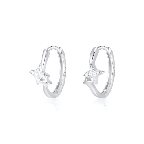 KEMLAIDA 999 Fine Silver Earrings Women's