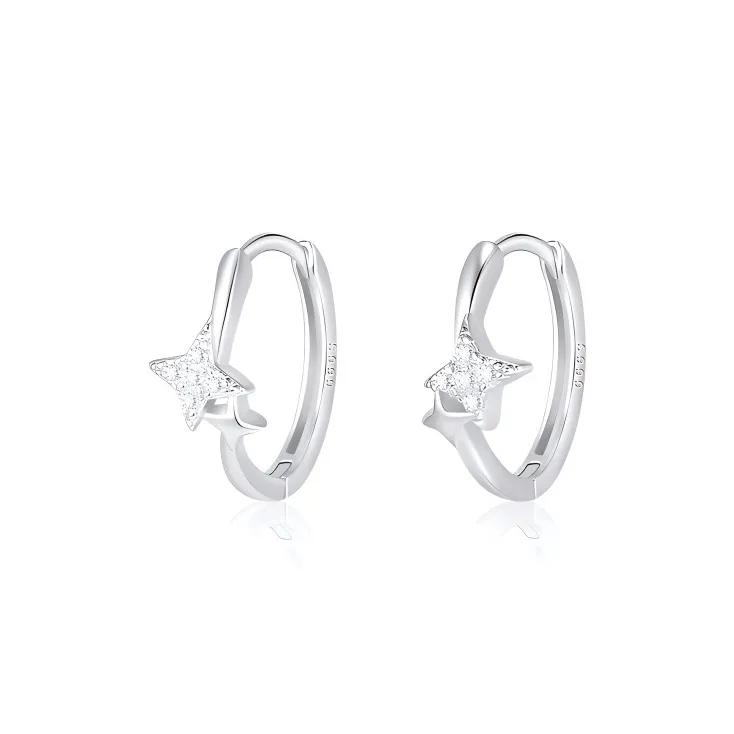 KEMLAIDA 999 Fine Silver Earrings Women's-0
