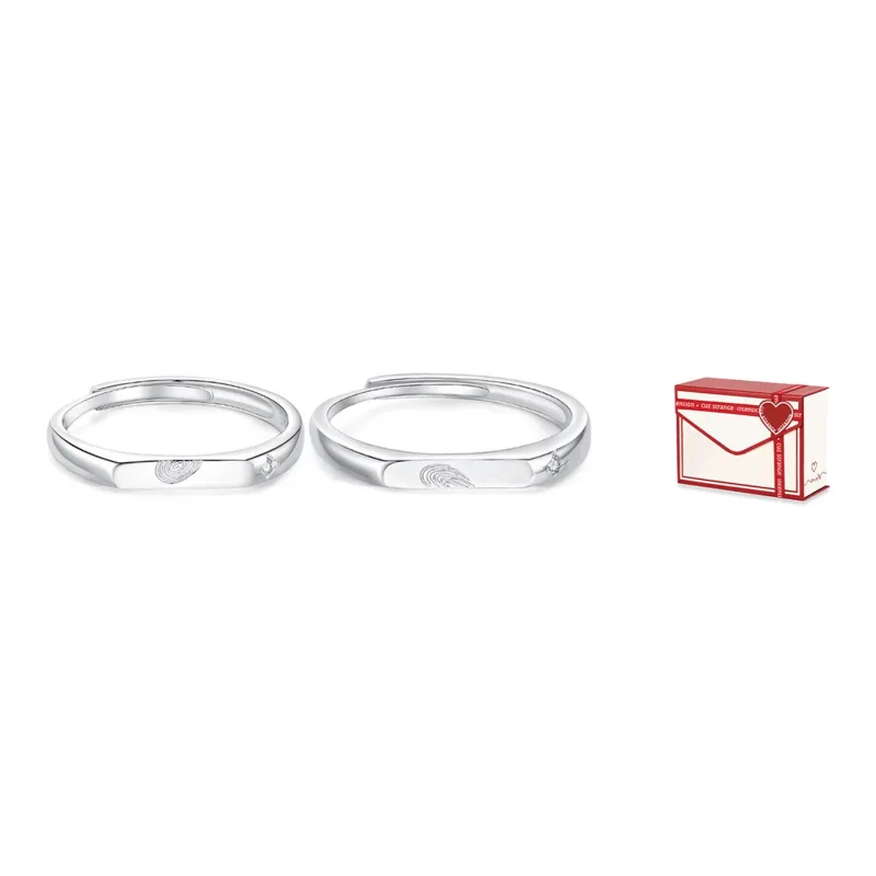 Cuz Strange Intention S925 Silver Rings Unisex-1
