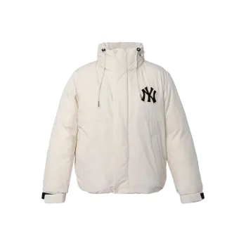 MLB Basic Series Down Jacket Cropped Men's White