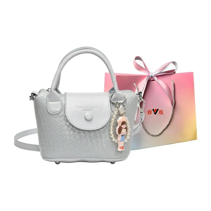 Yalu PU Handbag Regular Women's Light Blue/Yellow/Black/Silver/Ecru-0