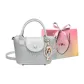 Light Blue with Charm-Shopping Bag