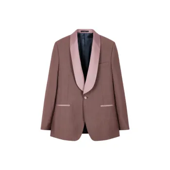 Paul Smith SS25 Business Suit Men's Dark Purple Red