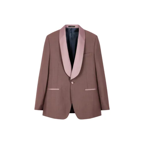 Paul Smith SS25 Business Suit Men's Dark Purple Red