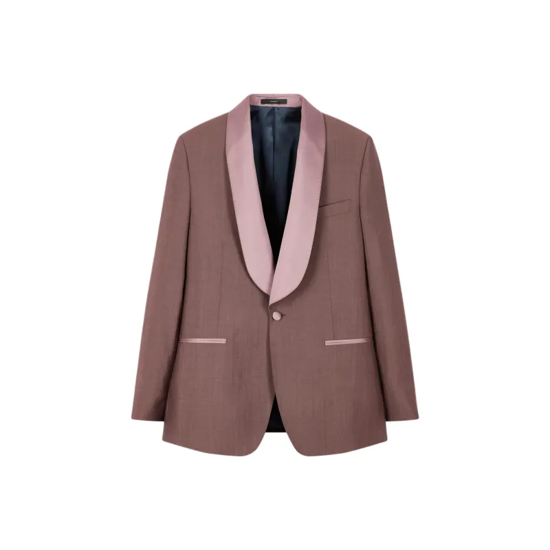 Paul Smith SS25 Business Suit Men's Dark Purple Red-0