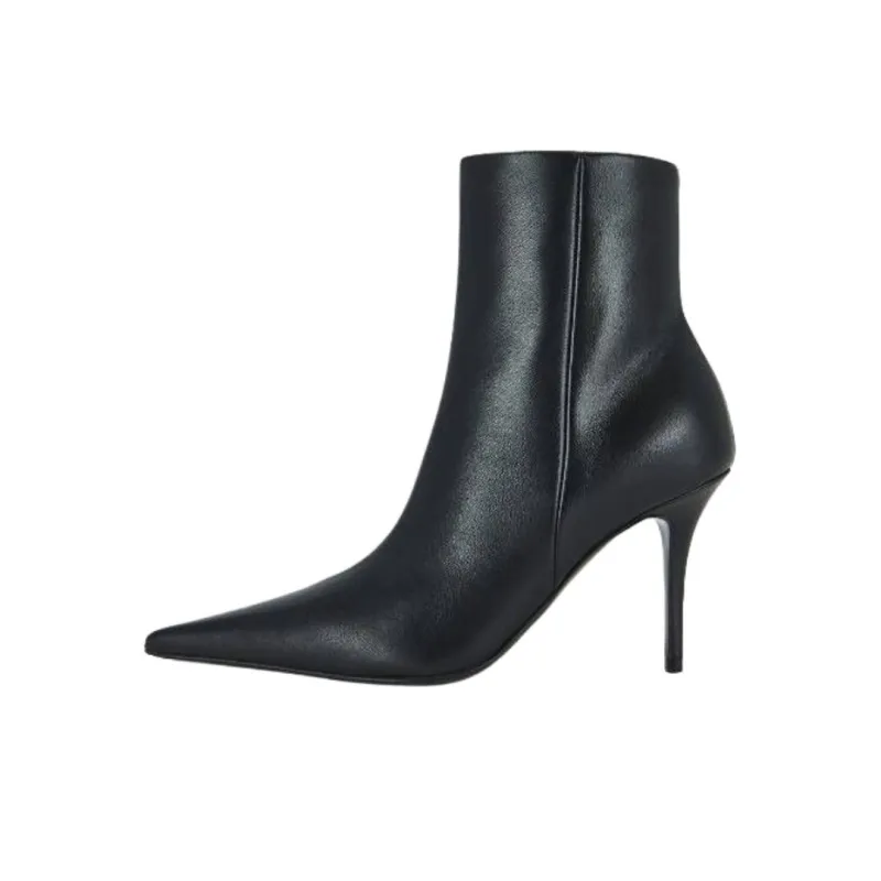 AMINA MUADDI Barbara Ankle Boots 9cm Women's Black-0