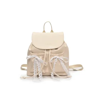 ZOGA PU Minimalist Style Fashion Preppy Style Women's Beige/Pink/Black