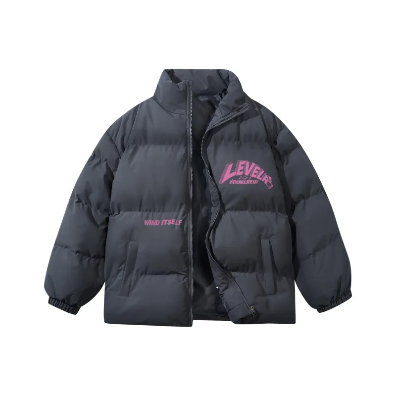 LEVEL RELAX Series Puffer Jackets Unisex-0