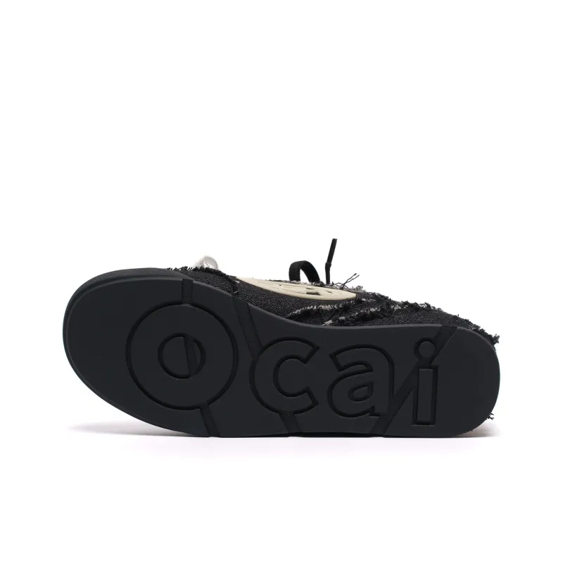 Ocai Cushioning Lightweight Slip Resistant Low Top Skateboard Shoes Women's Danny Black-4