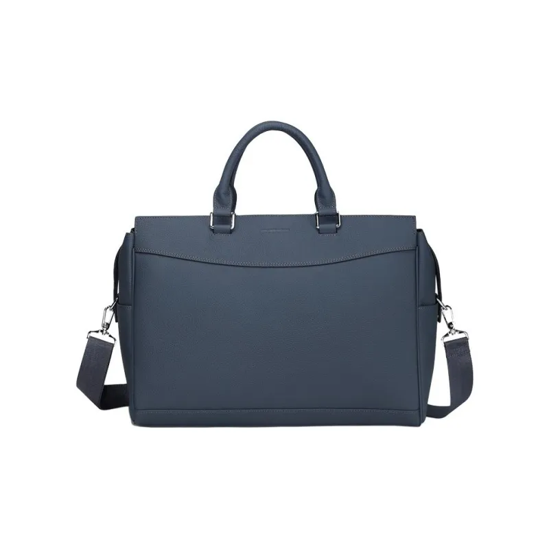 CROSSGEAR Top Grain Cow Leather Briefcase Men's Multicolor-5