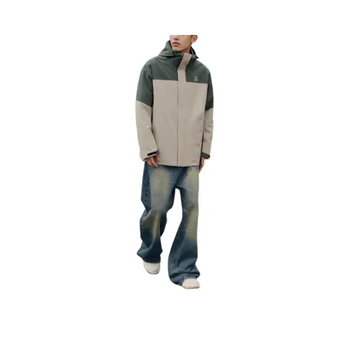361° Life Collection Waterproof And Wear resistant Windbreaker Jacket Unisex Laurel Leaf Grey Green/Spruce Green