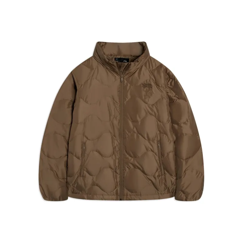 LiNing Sports Trend Series Down Jacket Men's Fox Brown-0