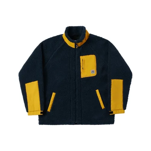 Vision Street Wear Puffer Jacket Unisex Navy Blue
