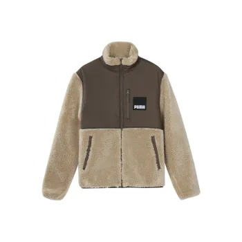 PUMA Velvet Jackets Men Brown