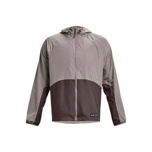 Under Armour Rush Jackets Men Taupe