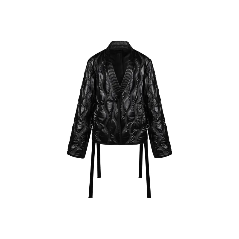 The Last Redemption 23AW Down Jacket Unisex Black-0
