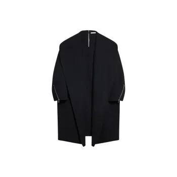 Helmut Lang Double Faced Apex Cocoon Coat