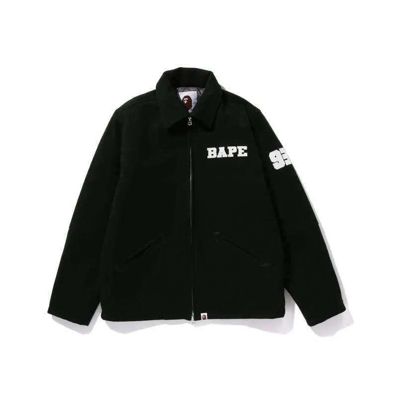 Bape Bape Melton Zip Jacket-2