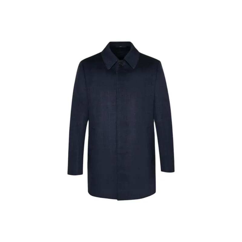 Satchi Coats Men Navy Blue-0