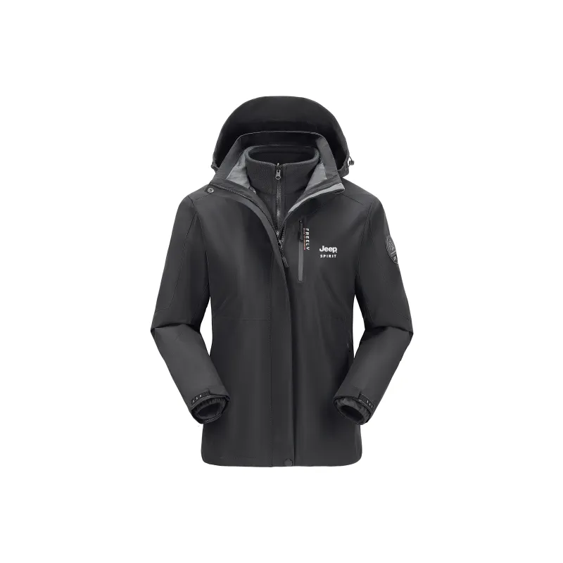 JEEP SPIRIT Waterproof And Windproof To Keep Warm Windbreaker Jacket Unisex-24