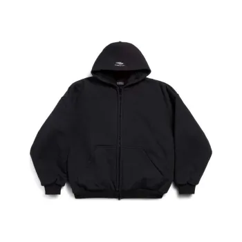 Balenciaga 3B Sports Icon Outerwear Zip Up Hoodie