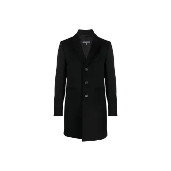 Patrizia Pepe Single-breasted Wool-blend Coat