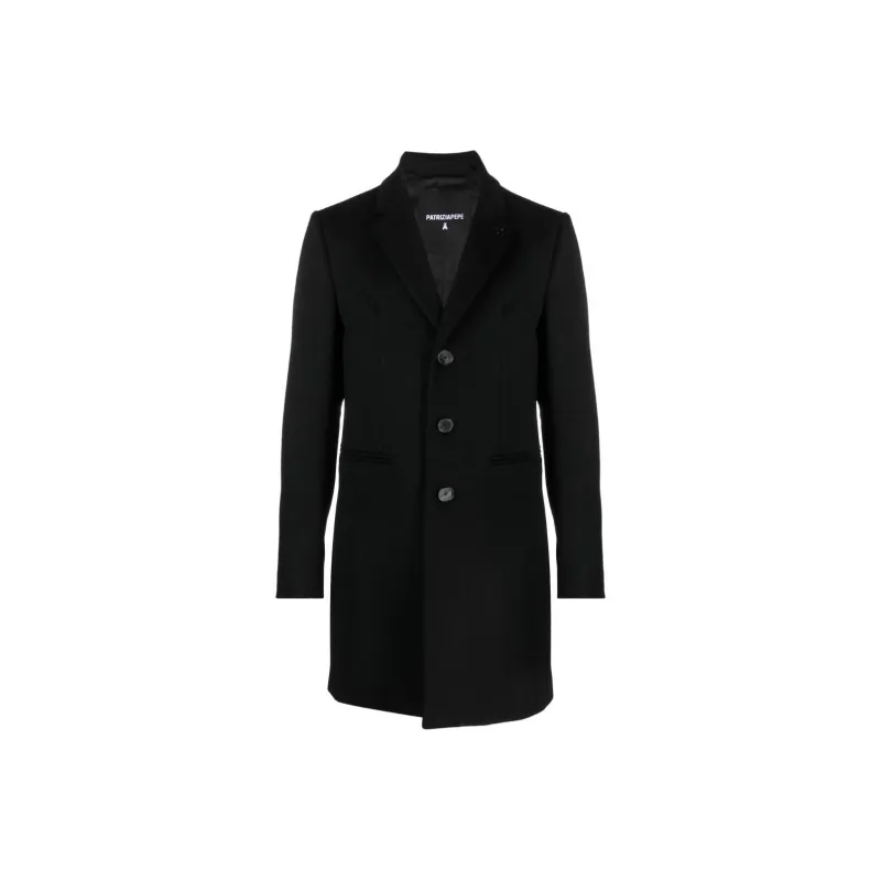 Patrizia Pepe Single-breasted Wool-blend Coat-0