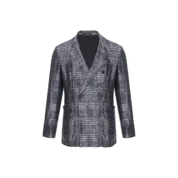 EMPORIO ARMANI FW24 Business Suit Coat Men's Gray