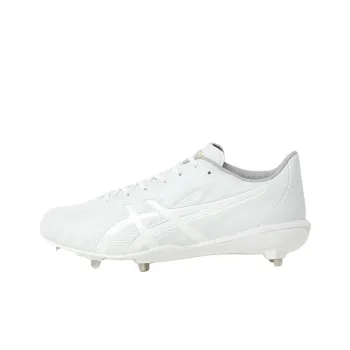 Asics Goldstage Low Top Upper Height Slip Resistant And Abrasion Resistant Functionality Baseball Shoes Men's White