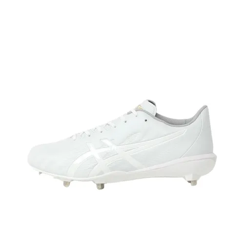 Asics Goldstage Low Top Upper Height Slip Resistant And Abrasion Resistant Functionality Baseball Shoes Men's White