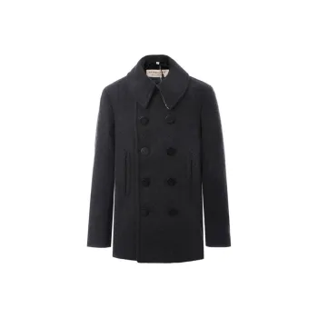 Burberry FW23 Coats Men's Dark Gray